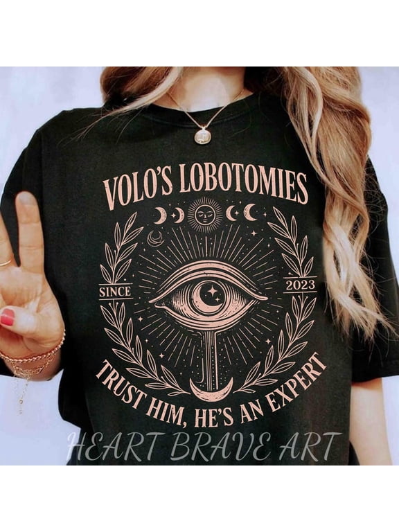 Volo's Lobotomies Sweater, I Got My Lobotomy At Volo's Hoodie, Dark Humor Tee, Astarion BG3 Shirts, Astarion Bulders, Video Game Shirt,