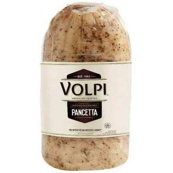 Volpi Pancetta, 4 Pound - 2 per case.