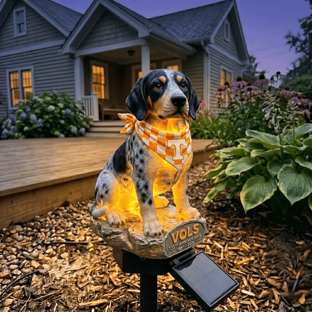 Vols 135th Anniversary Solar Garden Light, Weatherproof Fade