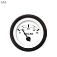 thumbnail image 1 of Aurora Instruments GAR11ZE by NACCC Volt Gauge -  SAE Classic, Black Modern Needles, Black Trim Rings ~ Style Kit Installed, 1 of 1