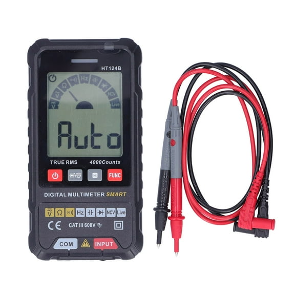 Volt Meter, Multimeter Tester Professional High Accuracy Auto Range For Household For Industrial For Office
