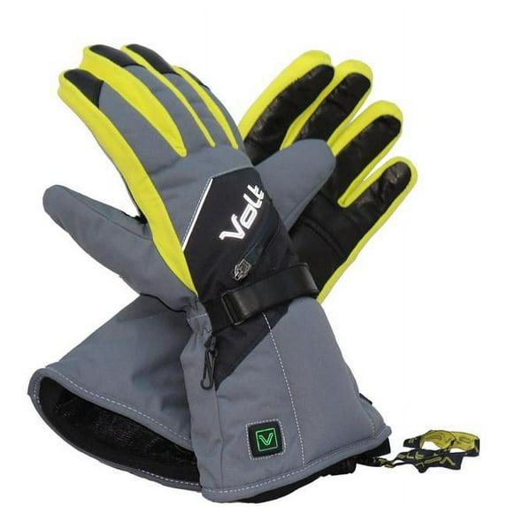 Volt Resistance GL-7V-IMX-S Resistance Impulse Extreme Heated Gloves for Men, Grey - Small