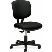Volt Series Task Chair with Synchro-Tilt Polyester Black Upholstery