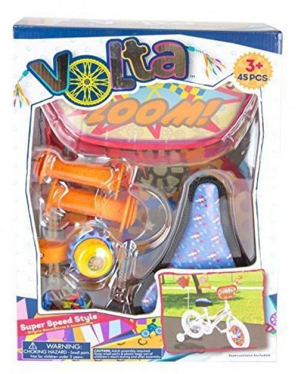 Volta 45-Piece Multicolor Bicycle Decoration and Accessory Kit
