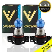 Voltage Automotive PS24W 5202 4000K Headlight Bulb Polarize White Replacement For Head Light Bulb,1 Pair