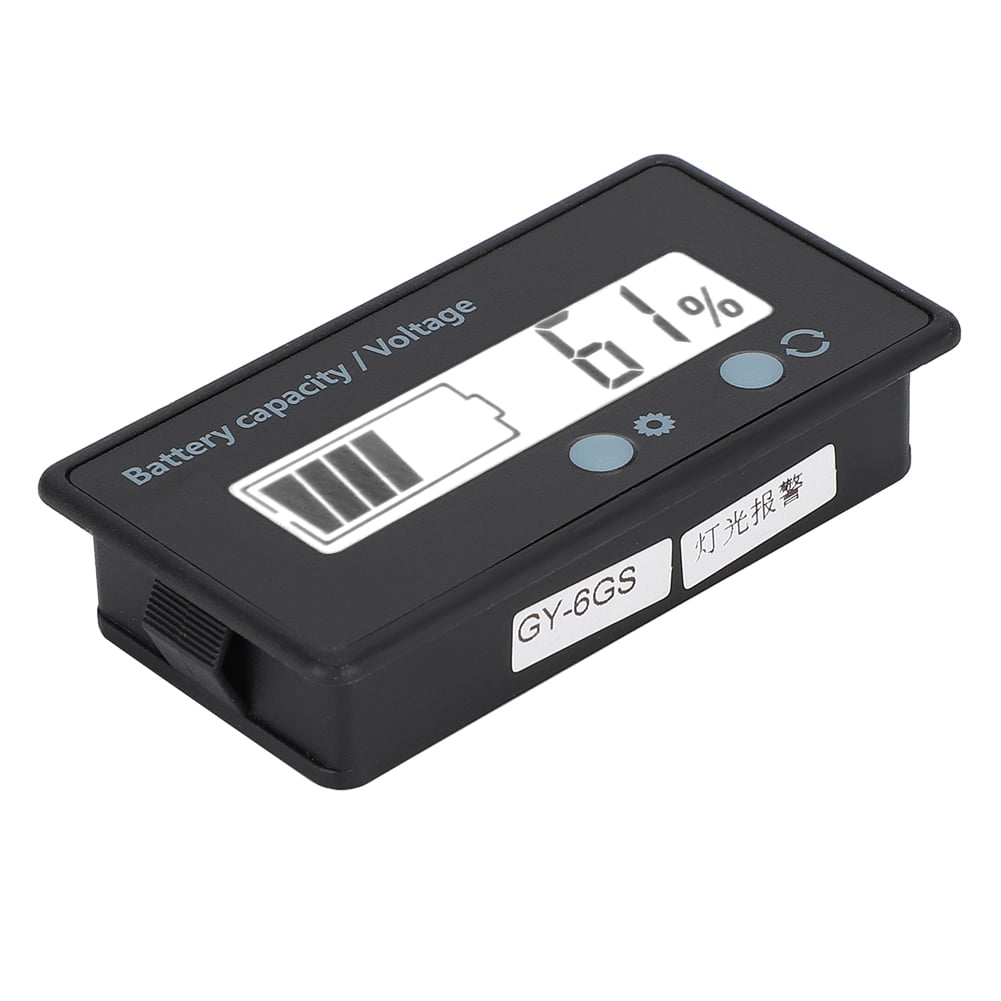 Voltage Display, Double Button Design Battery Capacity Indicator ...