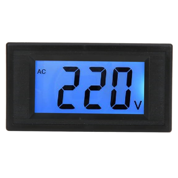 Voltage Meter, AC80-500V Digital Panel Meter, For AC 220V Mains Electricity Test