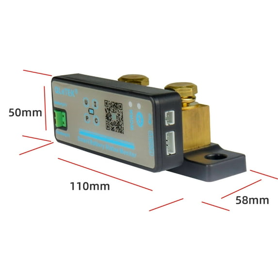 Voltage Meter,Battery Battery Voltmeter Battery Bt Meter 2.4 Inch Bt Battery Tester Real-time Ammeter Voltmeter Battery Meter Ammeter Voltmeter Meter Voltmeter Bt Meter Siuke 2.4