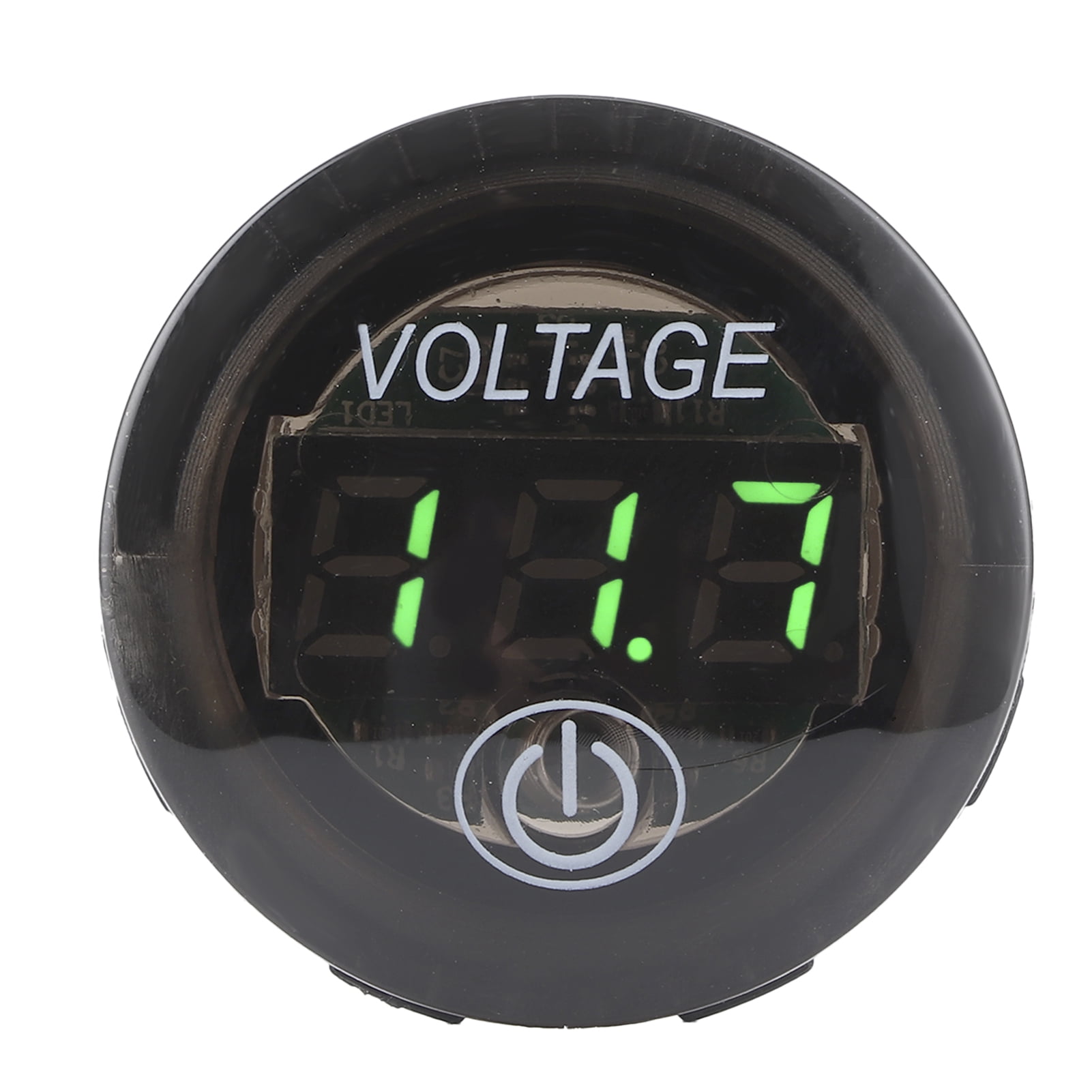 Voltage Meter, Easy Read Digital Voltmeter Energysaving LED Digital