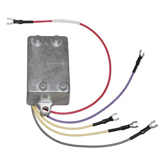 Voltage Regulator, 10amp Johnson/Evinrude 35-70hp 1992 & Up Pro #: 193-4476 X-Ref #: 584476 18-5827, 584476, 585001