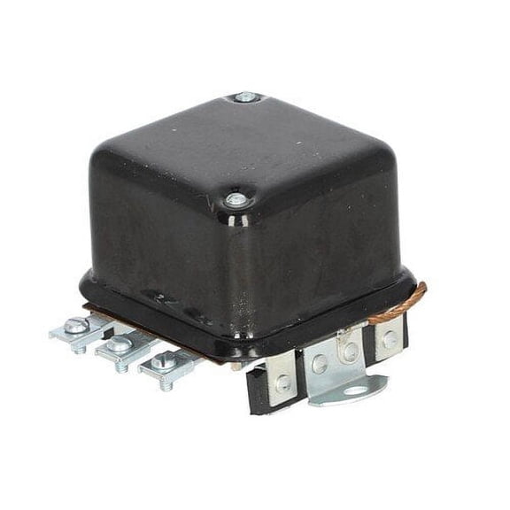 Voltage Regulator - 12 Volt Generators - 4 Terminal - Flat Mount fits John Deere 420 1010 2010 AT11855 fits International 376122R91