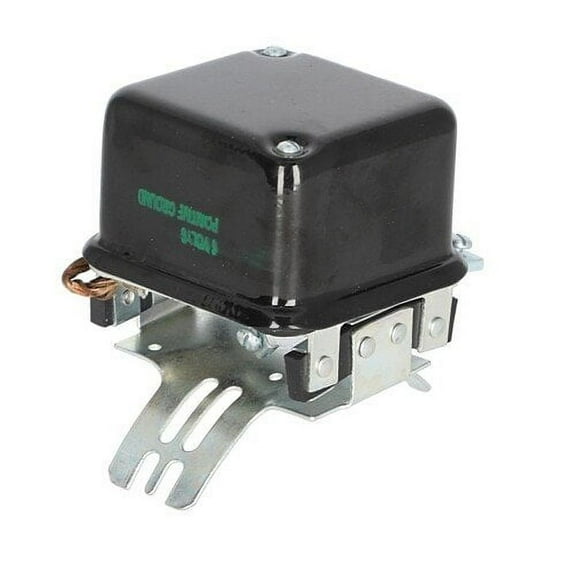 Voltage Regulator - 6 Volt - 4 Terminal fits John Deere A AO B G H K7786C fits Case GBM4808 fits International 1101355 fits Allis Chalmers 74514722