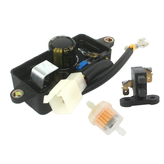 Voltage Regulator For Harbor Freight AVR Predator 30060-Y025110 GTDK Generator 168F Stabilizer & Carbon Brush