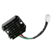 Voltage Regulator Rectifier for ATV for CG 125cc 200cc 250cc GY6 125cc Metal Plastic Rubber Black 1 Pcs
