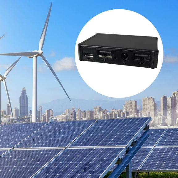Voltage Stabilizer,Solar P-ower Panel * Type-c Port/ Lamp Dual Usb/ 1 * With Indicator Lamp Stabilizer With Indicator Solar Panel Indicator Lamp Dual Panel Stabilizer With * Output