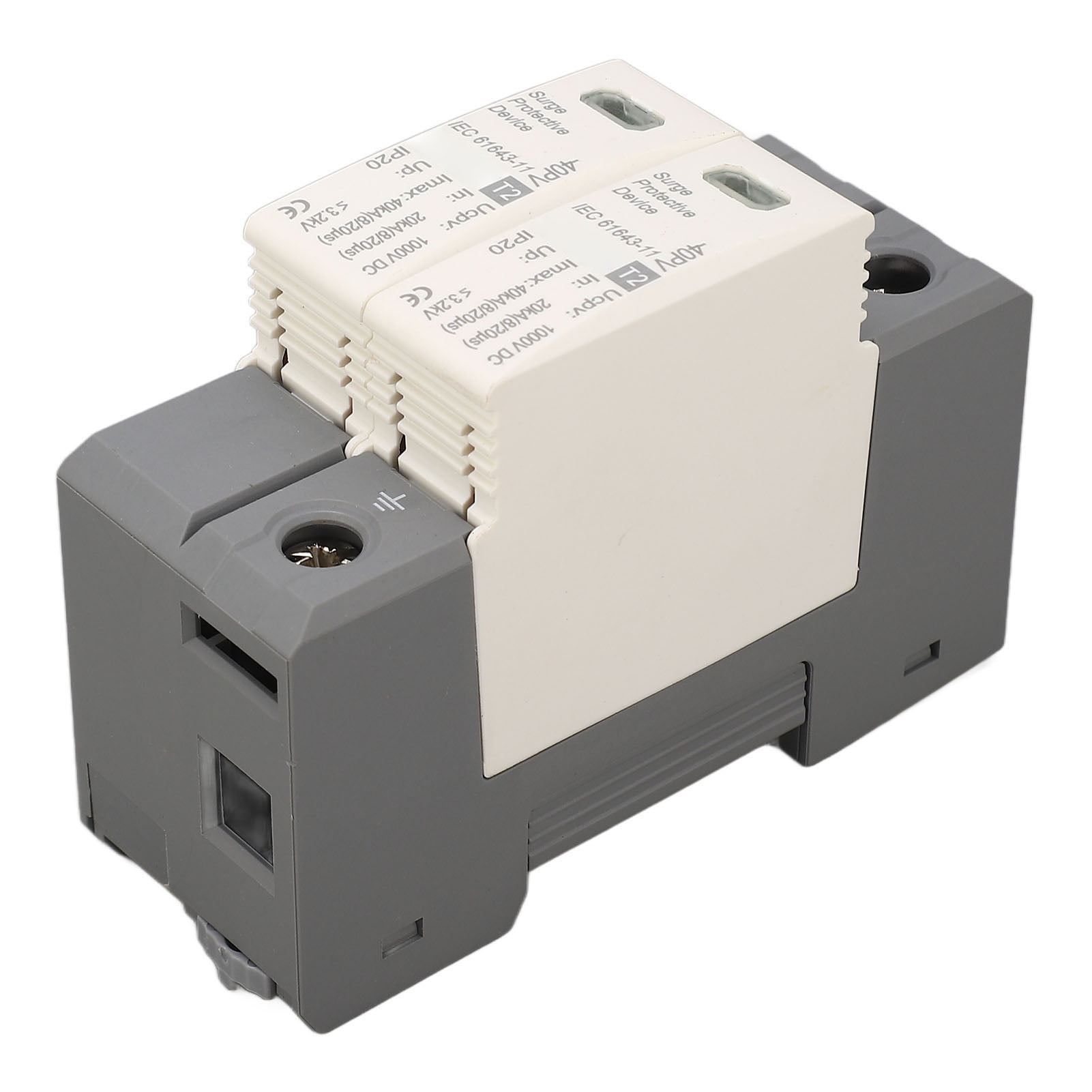 Voltage Surges Protector, 35MM Rail Installation Overheating Protection