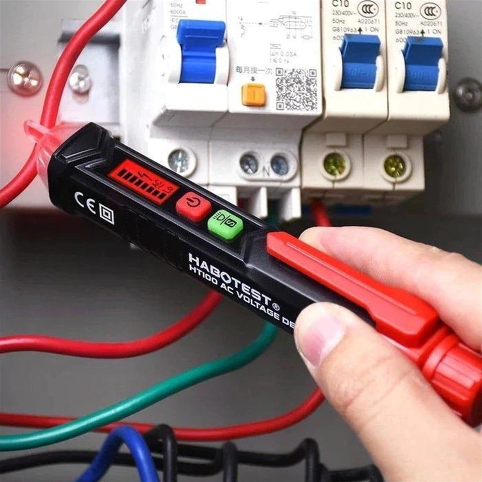 Voltage Test Pencil 12V/48V-1000V Voltage Sensitivity Electric Compact ...