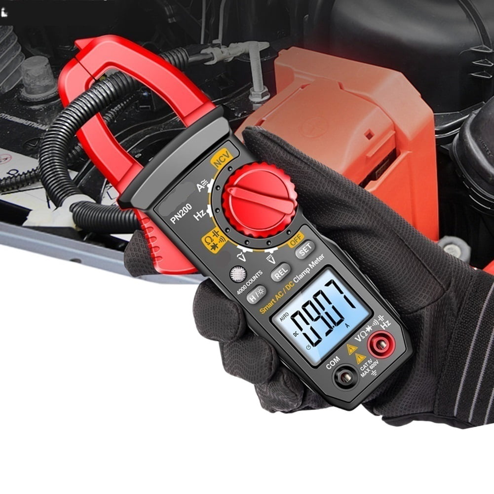 Voltage Tester Digital Clamp Meter LCD Screen with Backlit Professional NCV Ohm Test Car Capacitance ,High&Low Sensitivity