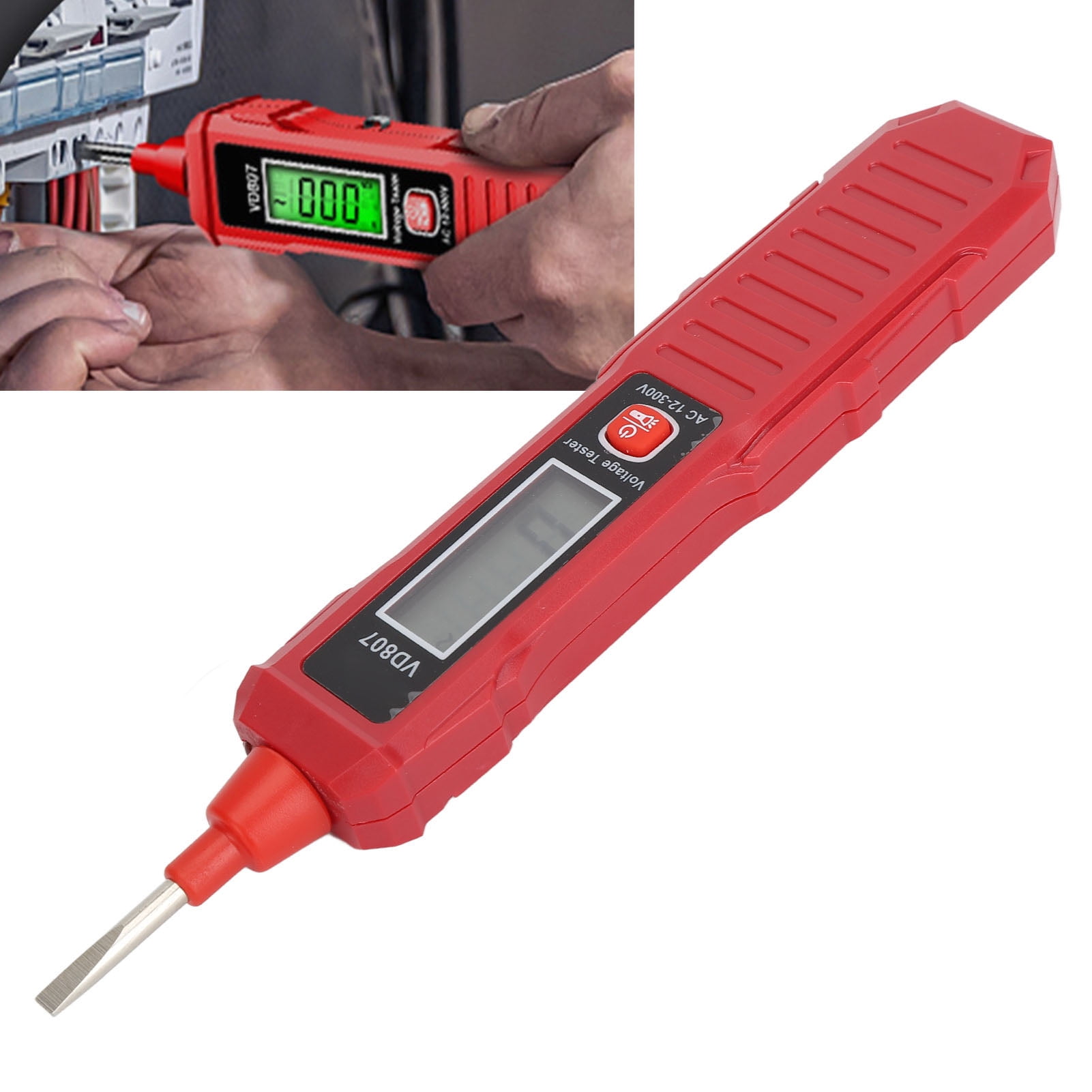 Voltage Tester, High Accuracy ABS Wide Measurement Range Pen Volt