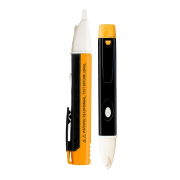 Voltage Tester Non- Pen 10V AC Adjustable Sensitivity Circuit Tool LED Flashlight Pocket Orange