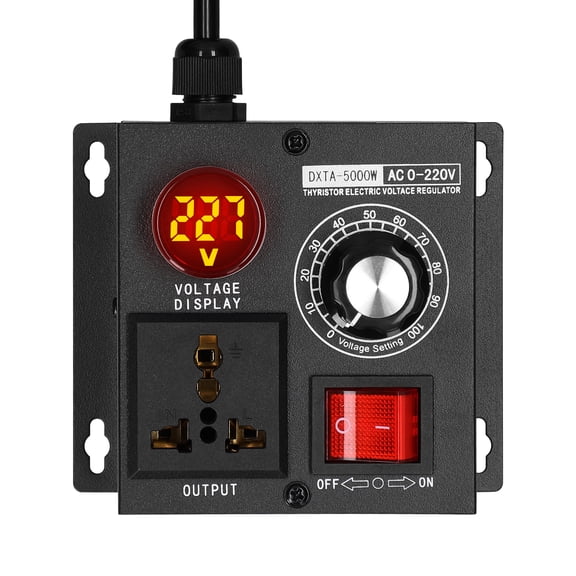 Voltage regulator,Temperature Speed Adjuster Variable Temperature Speed Siuke 5000w Portable Variable Portable Variable Temperature Mewmewcat Motor Speed 5000w