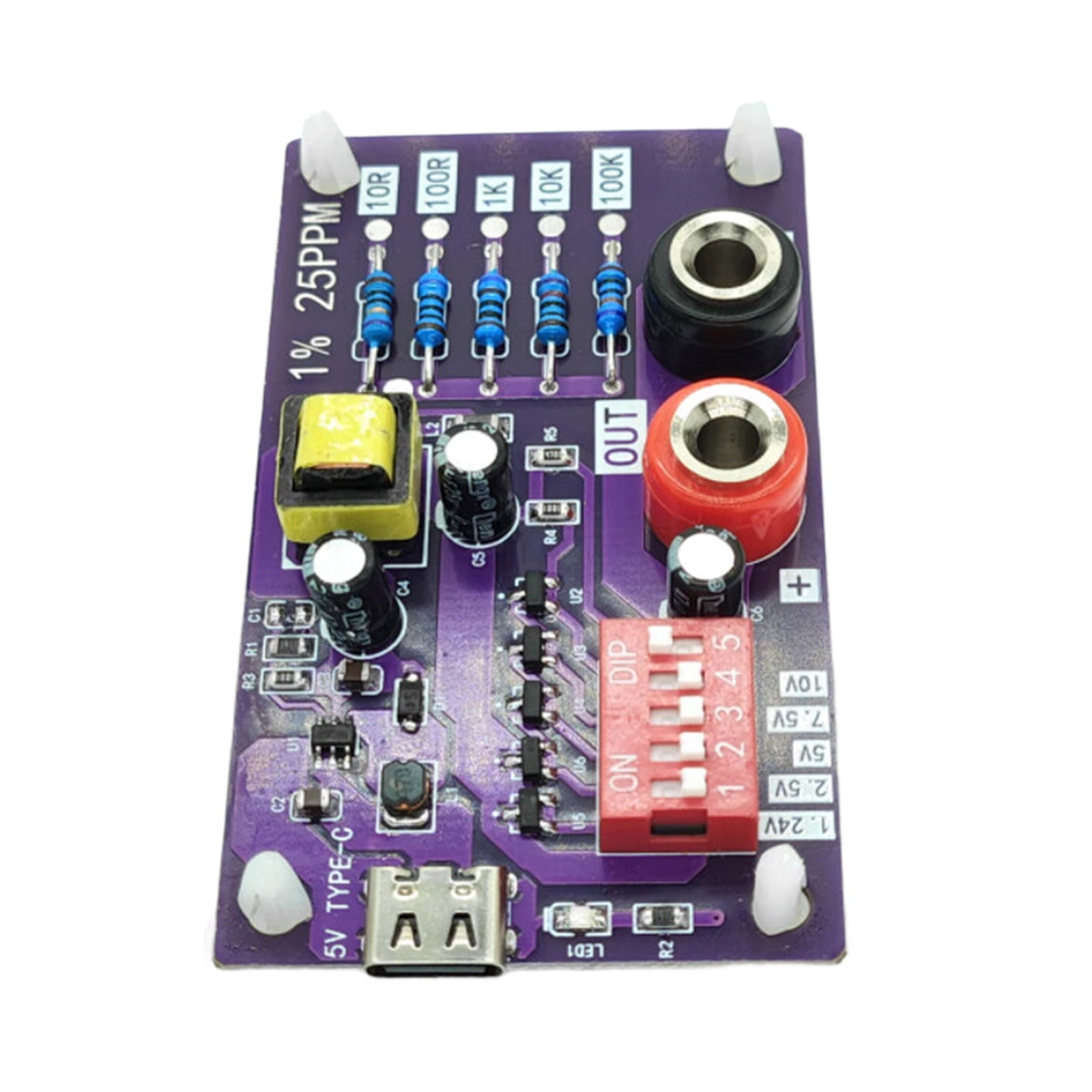 Voltages Detection Module 5 Channel 1.24V/2.5V/7.5V/5V/10V Voltages ...