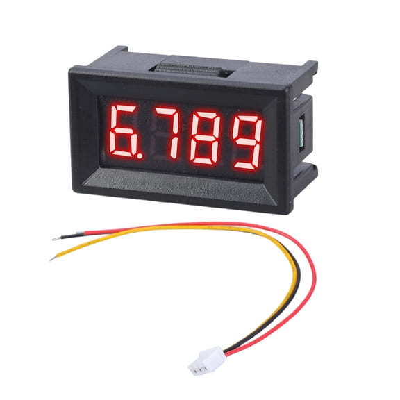 Voltages Gauge Indicators Digital Voltmeter 0.36Inch LED Display 4 Digit Voltages Tester 0-100V Voltages Measuring Tool