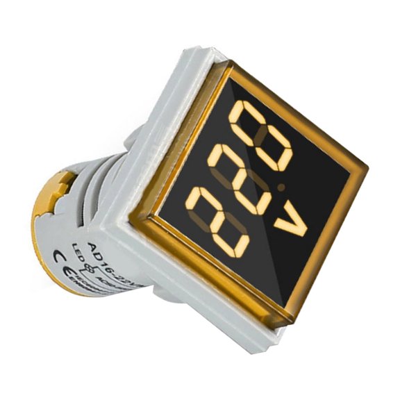 Voltages Meters with Bright LED Screen High Precisions Voltmeter Voltages Tester Device for Stable Voltages Monitoring
