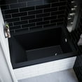 thumbnail image 1 of Voltaire 48" x 32" Right-Hand Drain Alcove Bathtub in Matte Black, 1 of 7