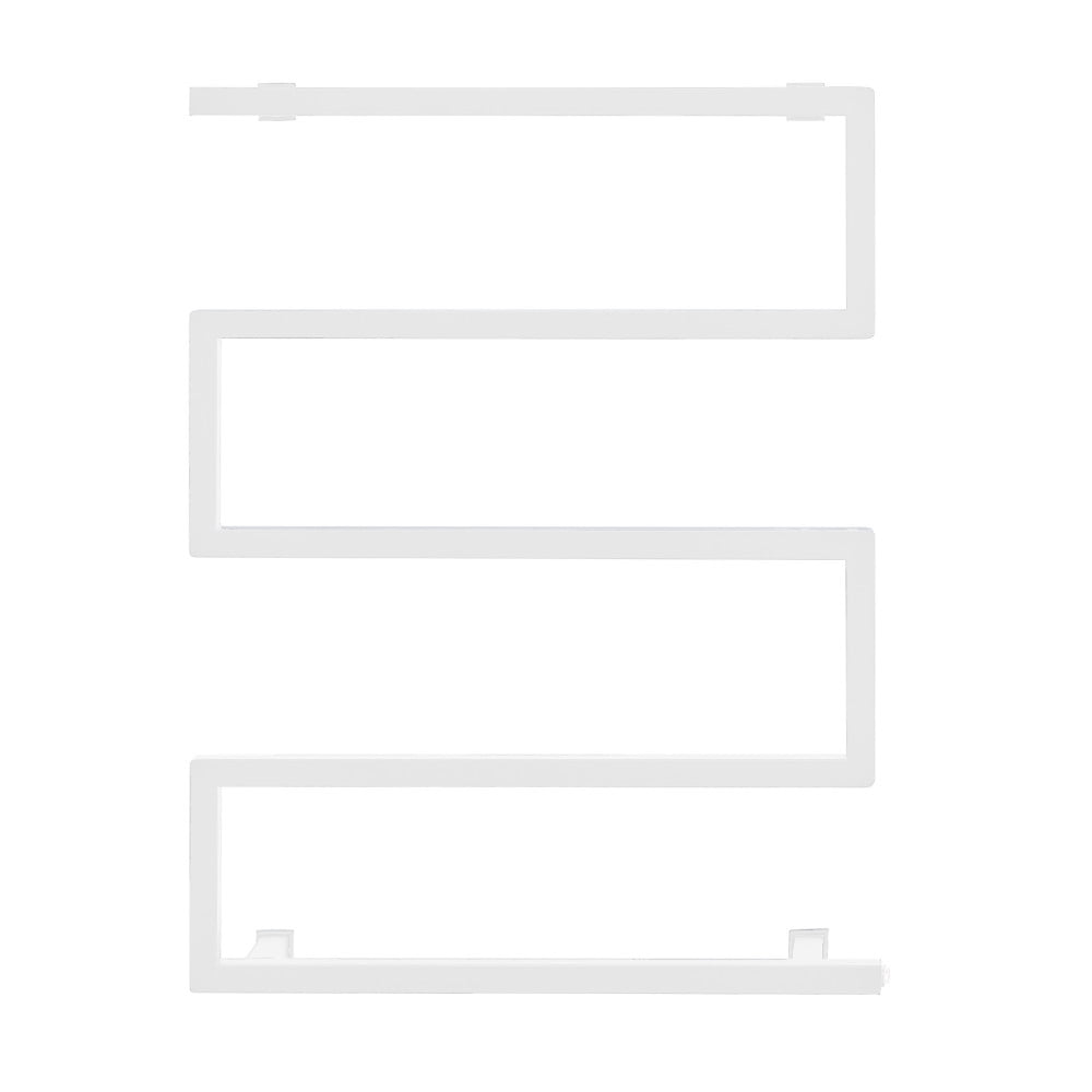 Voltaire 5-Bar Matte White Stainless Steel Electric Towel Warmer
