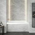 thumbnail image 1 of Voltaire 54" x 30" Acrylic Glossy White, Alcove, Integral Left-Hand Drain, Bathtub, 1 of 12