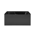 thumbnail image 1 of Voltaire 54" x 30" Left-Hand Drain Alcove Bathtub with Apron in Matte Black, 1 of 12