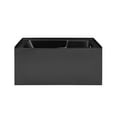 thumbnail image 1 of Voltaire 54" x 30" Right-Hand Drain Alcove Bathtub with Apron in Matte Black, 1 of 11