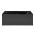 thumbnail image 1 of Voltaire 60" x 32" Left-Hand Drain Alcove Bathtub with Apron in Matte Black, 1 of 11