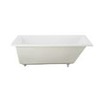 thumbnail image 1 of Voltaire 66" x 36" Reversible Drain Drop-In Bathtub, 1 of 13