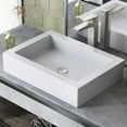 thumbnail image 1 of Voltaire Ceramic Rectangle Vessel Sink, 1 of 10