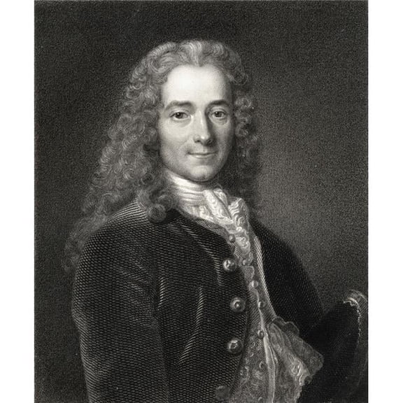 Voltaire Penname of Franois-Marie Arouet 1694-1778 French Writer Poster Print, Large - 26 x 32