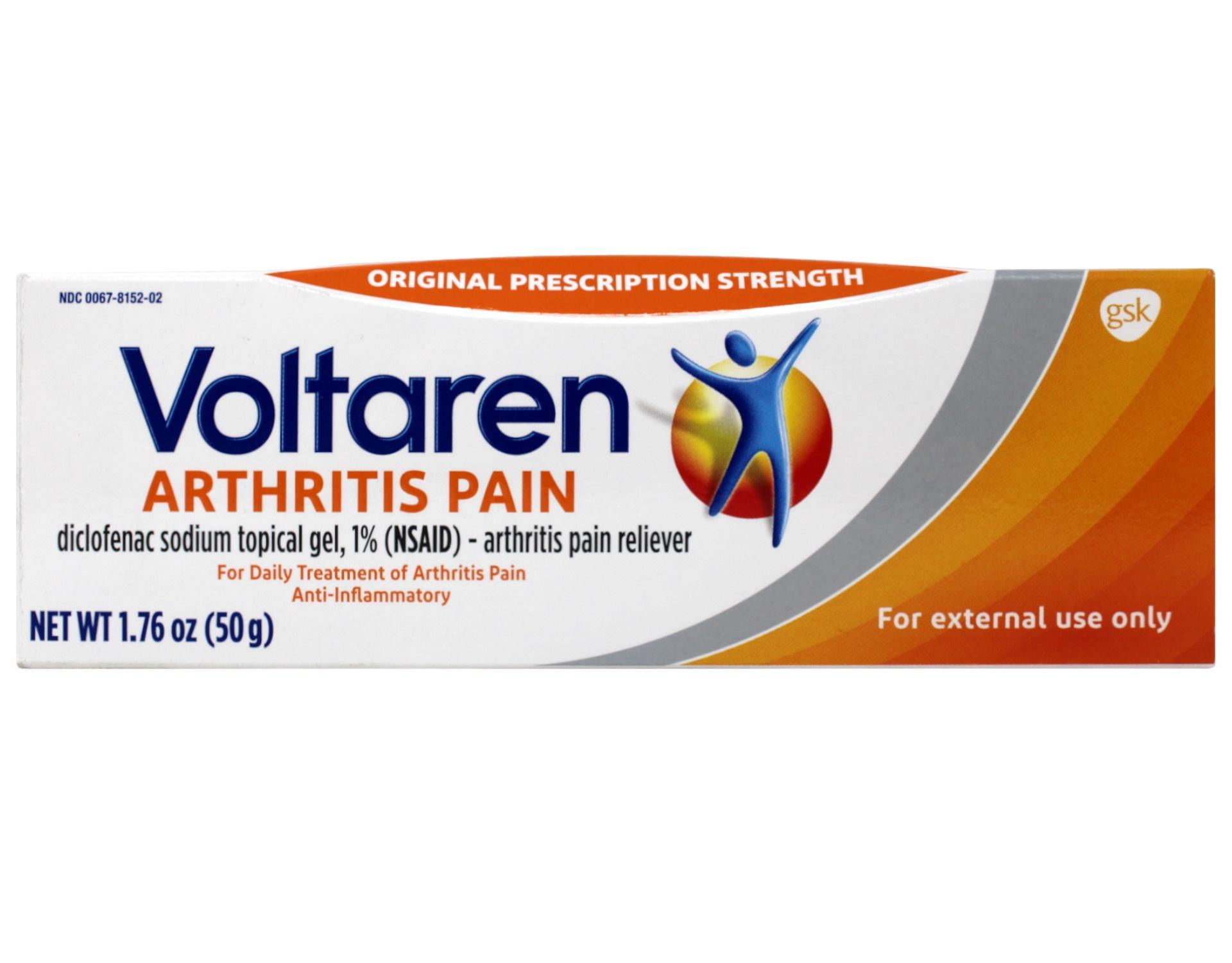 Voltaren Arthritis Pain Gel (50g) Over the Counter 1 Nonsteroidal AntiInflammatory (NSAID