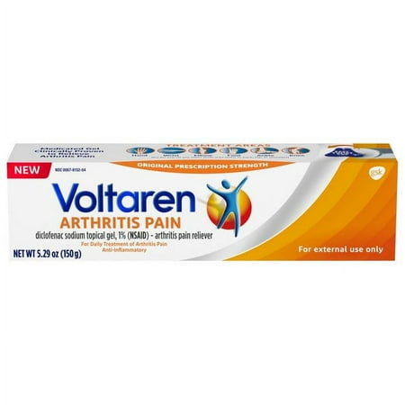 Voltaren Arthritis Pain Gel for Powerful Topical Arthritis Pain Relief, 5.3 oz/150 g