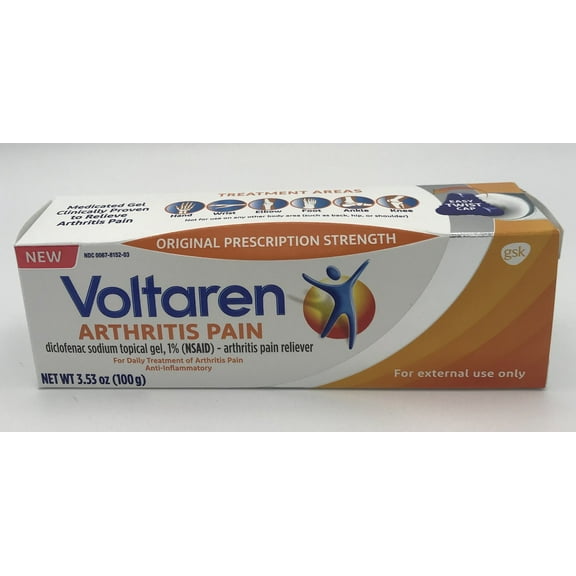 Voltaren Arthritis Pain Topical Gel 1% (100g) Anti-inflammatory Gel for Arthritis Pain