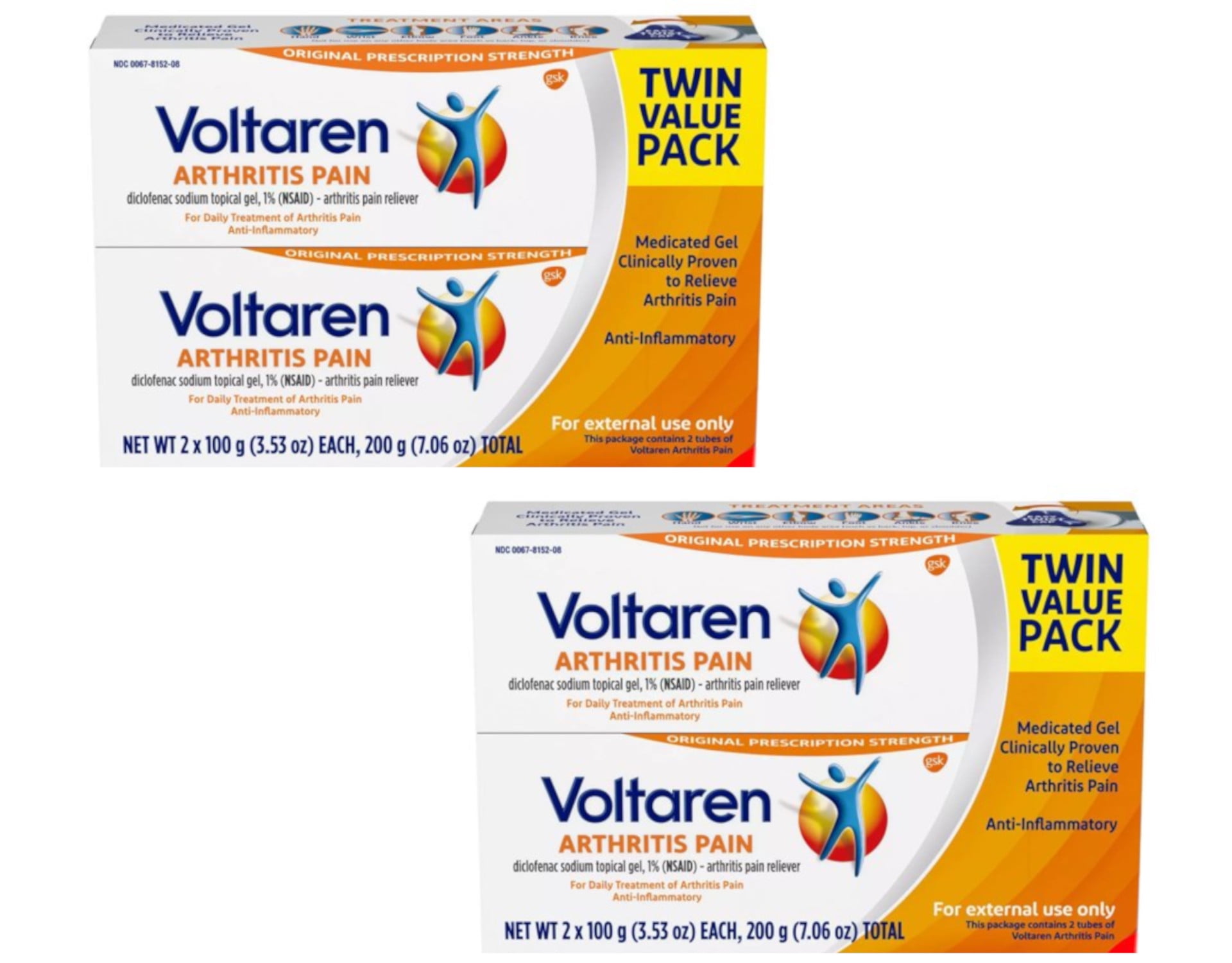 Voltaren Arthritis Pain Topical Gel,3.53 oz. Twin Pack Pack of 2