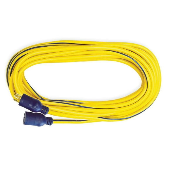 Voltec 05-00128 50 ft. SJTW Yellow-Blue- Locking Extension Cord, Case Of 4