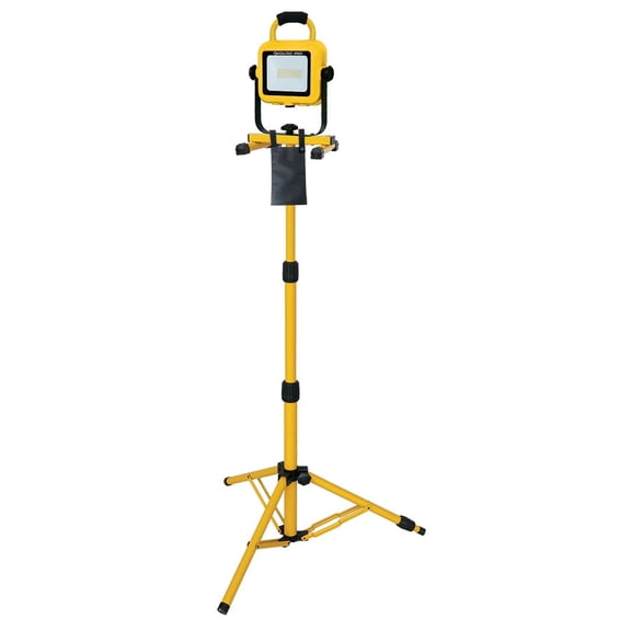 Voltec 10,000 Lumen LED Tripod Work Light with USB Port, 70-Inch Adjustable Stand