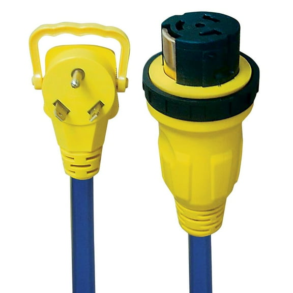 Voltec 16-00588 E-Zee Grip Locking Extension Cord - 25', 30 Amp-50 Amp