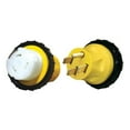 thumbnail image 1 of Voltec 16-00598 Heavy Duty Molded Locking Adapter - Yellow, 50 Amp/50 Amp, 1 of 2