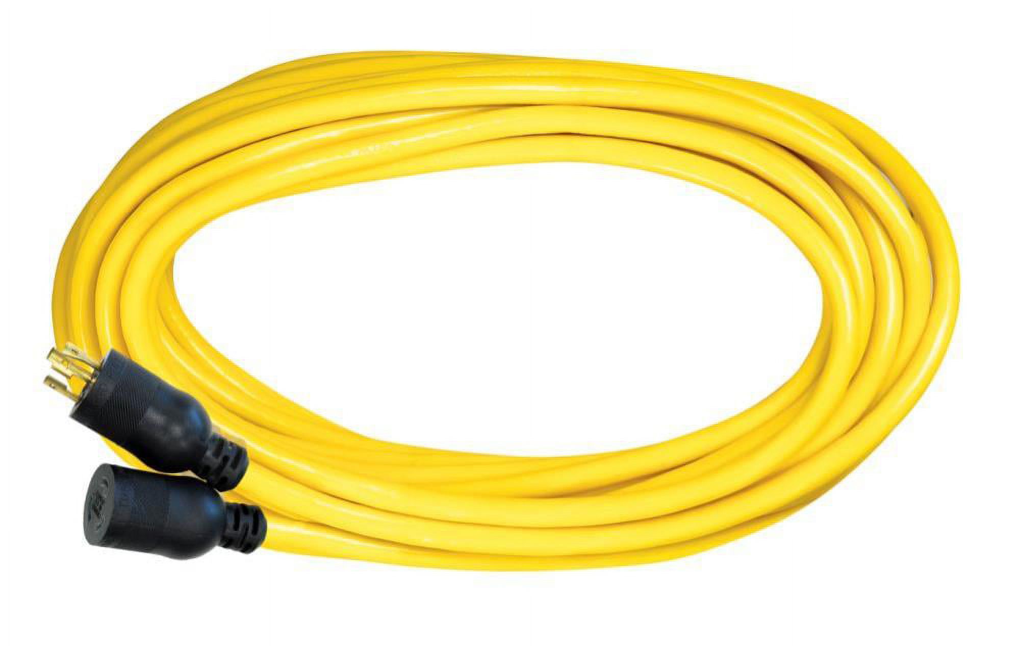 Voltec 50 Ft. 12/3 Stw Yellow Extension Cord Nema L520P L520R