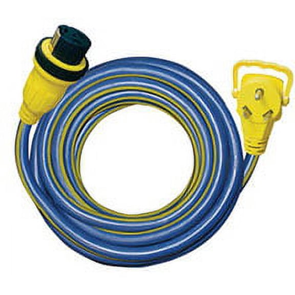 Voltec Industries 16-00588 30-Ampere to 50-Ampere RV Locking 10/3 STW Cord,