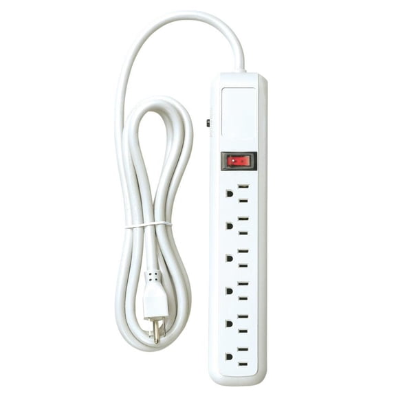 Voltec 6 Ft. 14/3 Sjt 6-Outlet Power Strip