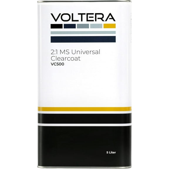 Voltera VC500 2:1 Universal Clearcoat, 5 Liter, Professional Auto Clear Coat