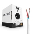 thumbnail image 1 of Voltive 18/2 Shielded Wire for Alarm, Audio, or Control - CL3P - Plenum - OFC - 500 Foot Box - White, 1 of 5